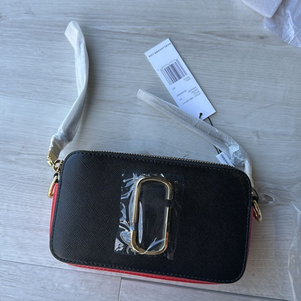 MARC JACOBS the snapshot camera bag red/black NWT in packaging - Picture 8 of 11